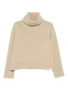Peuterey Cashmere Blend Magritte Highneck Sweater In Green