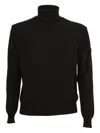 Peuterey Roll-neck Sweater In Black