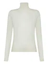 Peuterey White Pure Virgin Wool Turtleneck Sweater In White