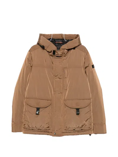 Peuterey Ronnie Hooded Coat In Multi