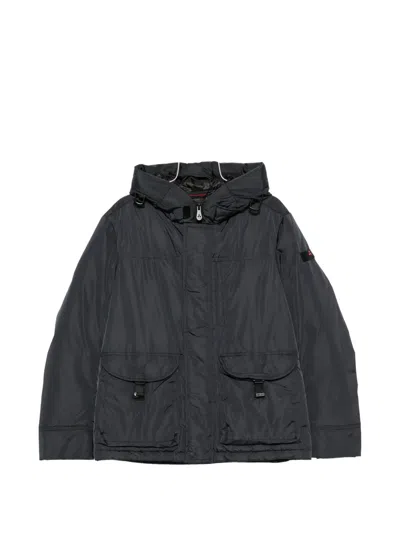 Peuterey Ronnie Nbe Hooded Jacket In Blue