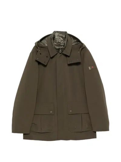 Peuterey Sarthe Hooded Coats In Green