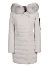Peuterey Seriola Parka Coat In Gray