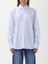 PEUTEREY SHIRT PEUTEREY WOMAN COLOR GNAWED BLUE,F50591011