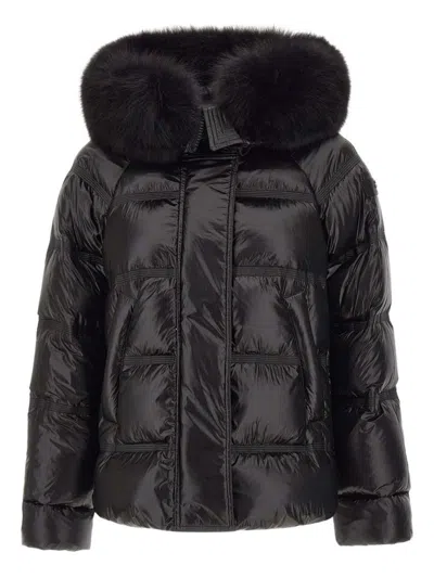 Peuterey Short Down Jacket In Black