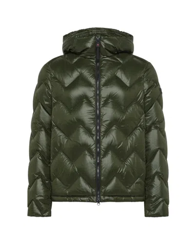 PEUTEREY SHORT LIGHTWEIGHT PUFFER JACKET WITH CHEVRON QUILTING