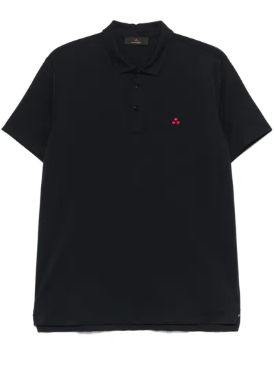 Peuterey Short Sleeve Polo In Blue