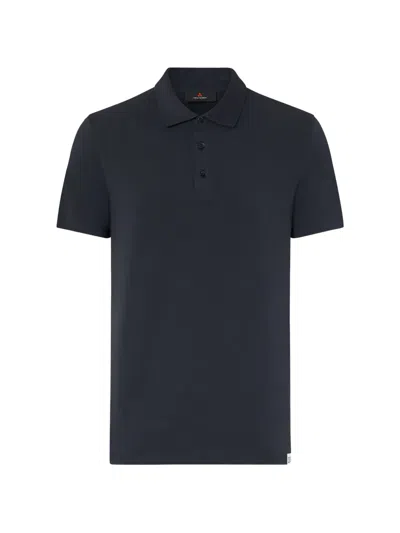 Peuterey Short-sleeve Polo Shirt In Blue