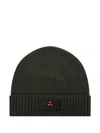 Peuterey Silli 05 Logo Beanie In Black