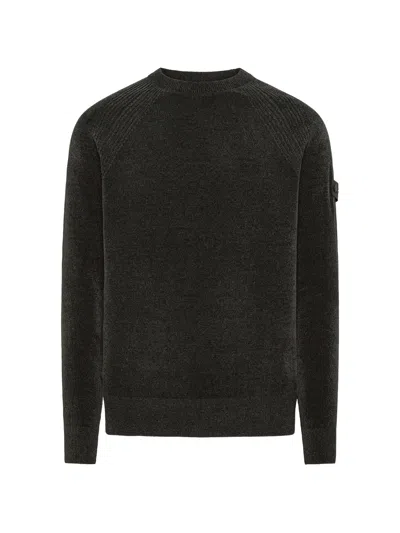 Peuterey Sironi 01 Raglan-sleeve Crew-neck Sweater In Brown