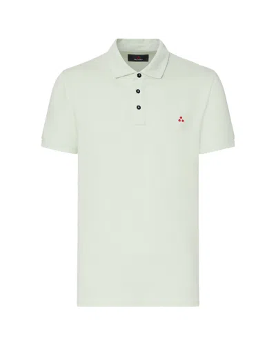 Peuterey Sleek Mini Polo T-shirt For Men In White