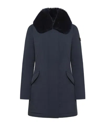 PEUTEREY SLIM JACKET WITH FUR