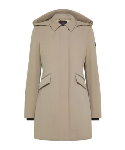 Peuterey Smooth Slim Fit Jacket In Neutral