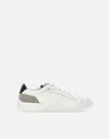 Peuterey Quarter White Leather Sneakers In White