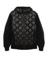 Peuterey Padded-panel Hooded Jacket In Black