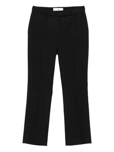PEUTEREY STRAIGHT-LEG TAILORED PANTS WITH MID-RISE WAIST