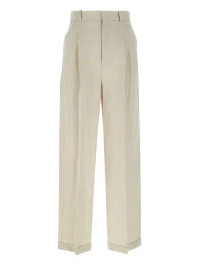 Peuterey Straight-leg Trousers In Neutrals