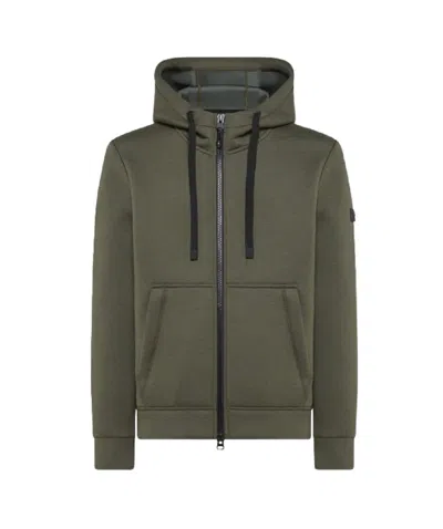 Peuterey Stylish Zip-up Sweatshirt With Comfortable Fit And Trendy Design In Green