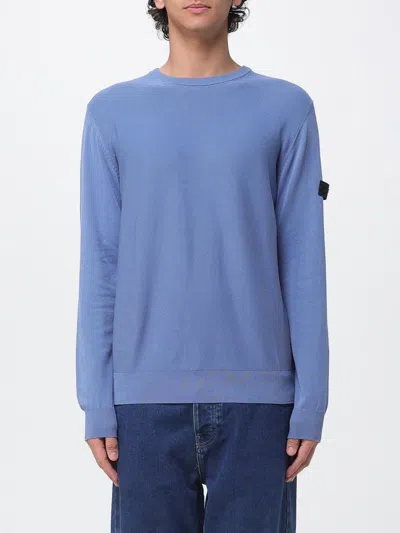 Peuterey Cotton Crewneck Sweater In Blue