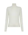 Peuterey White Pure Virgin Wool Turtleneck Sweater In Neutral
