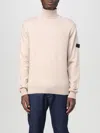 Peuterey Man Turtleneck Sand Size Xl Cotton, Wool In Beige
