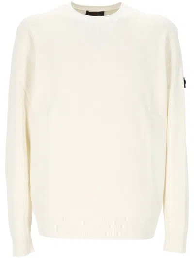 Peuterey Light Beige Crew Neck Sweater