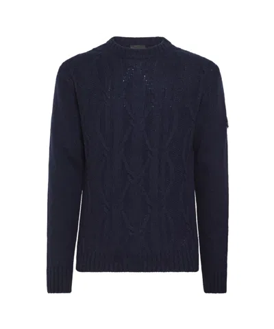 Peuterey Sweaters Blue In Blu Blu E Verdi