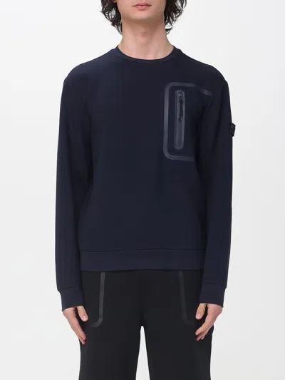 Peuterey Zip-pocket Sweatshirt In Blue