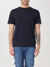 Peuterey Man T-shirt Midnight Blue Size L Cotton In Blue