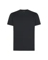 Peuterey Black Stretch Pique T-shirt In 215