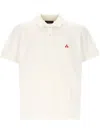 Peuterey Logo-embroidered Polo Shirt In White