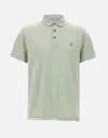 Peuterey Mezzola Green Piquet Polo In Green