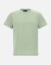 Peuterey Manderly02 Sage Green Cotton T Shirt In Green