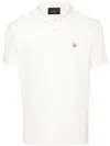 Peuterey Mezzola White Piquet Polo In White