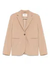 Peuterey Tailored Beige Blazer With Notch Lapel