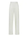 Peuterey Pantalone Sartoriale In Misto Lana Bianco In White