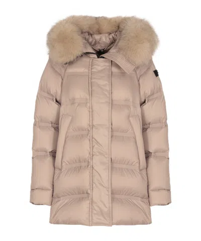 Peuterey Takan Down Jacket In Brown
