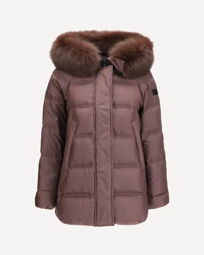 Peuterey Takan Hooded Jacket In Bordeaux