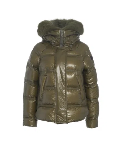 Peuterey Takan' Quilted Down Jacket In Gray