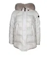Peuterey Quilted Jacket With Large Quilts In White