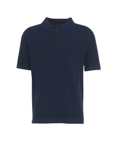 Peuterey Terry Polo Shirt In Blue