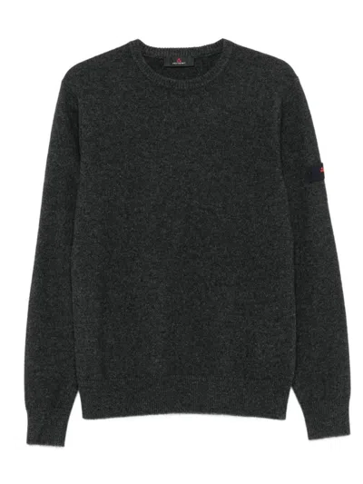 PEUTEREY TEXTURED KNIT SWEATER WITH CREW NECKLINE