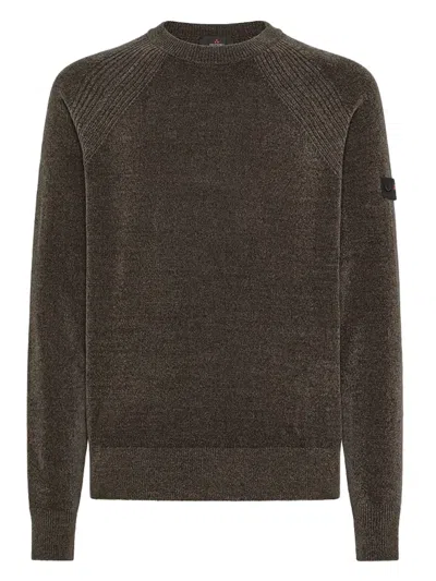 PEUTEREY TEXTURED PANELLED SWEATER