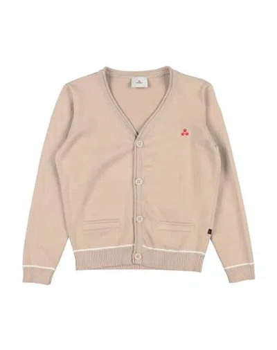 Peuterey Babies'  Toddler Boy Cardigan Beige Size 6 Cotton In Neutral