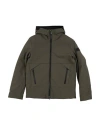 Peuterey Toddler Boy Coat Military Green Size 6 Polyamide, Polyester, Elastane