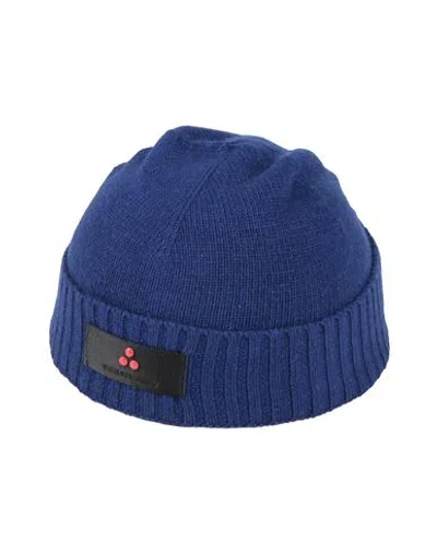 Peuterey Babies'  Toddler Boy Hat Blue Size 6 Viscose, Polyamide, Wool, Cashmere