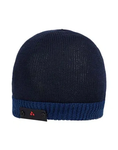Peuterey Babies'  Toddler Boy Hat Midnight Blue Size Onesize Wool, Acrylic