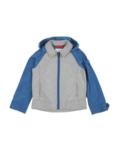 Peuterey Babies'  Toddler Boy Jacket Light Grey Size 6 Cotton, Polyester In Gray