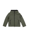 PEUTEREY PEUTEREY TODDLER BOY JACKET MILITARY GREEN SIZE 6 POLYAMIDE, POLYESTER, ELASTANE