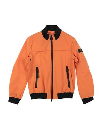 Peuterey Babies'  Toddler Boy Jacket Orange Size 6 Polyamide, Polyester, Elastane In Multi